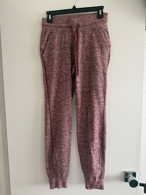 Lululemon Ready to Rulu Fleece Joggers in Heathered Savannah